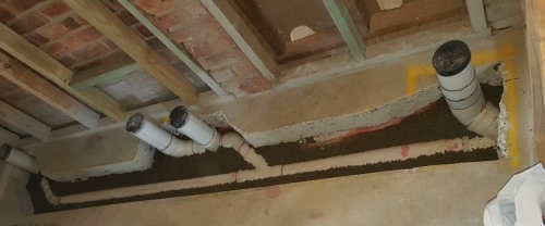 Ausflow plumbing residential internal sewer plumbing 500x214-min Residential internal sewer plumbing by Ausflow Plumbing Services